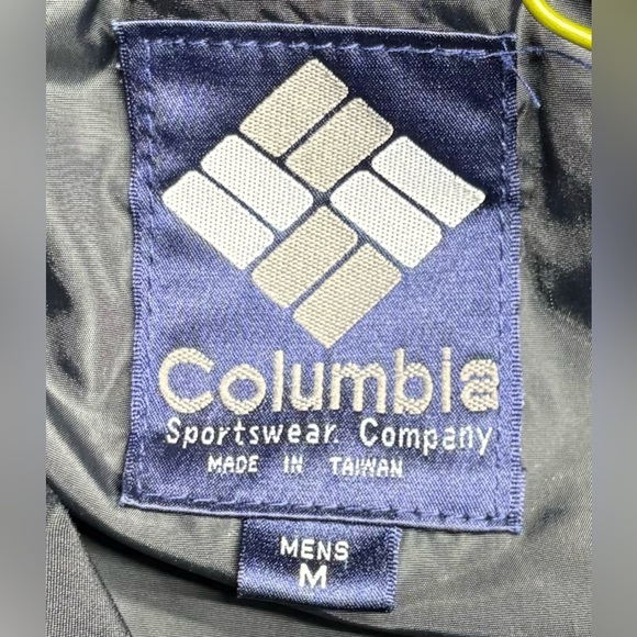 Vintage 90s Columbia Radial Sleeve Color Block Anorak Pullover Jacket Size Md - Picture 7 of 9